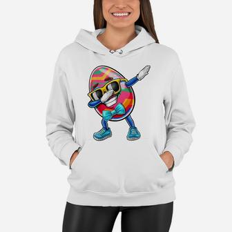 Dabbing Easter Egg Costume Easter Sunday Day Gift Kids Boys Women Hoodie | Crazezy