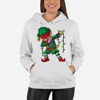 Dabbing Elf Shirt Costume Christmas Squad Men Boy Kids Xmas Sweatshirt Women Hoodie | Crazezy AU