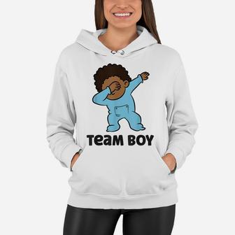 Gender Reveal Baby Shower Team Boy Women Hoodie | Crazezy CA