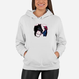 Horse Love Tee For Cowgirl Gifts For Horse Rider Women Hoodie - Thegiftio