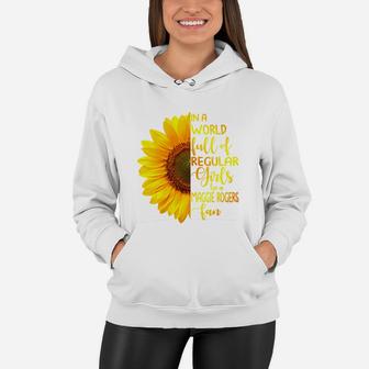 In A World Full Of Regular Girls Be A Maggie Rogers Fan Women Hoodie - Thegiftio UK