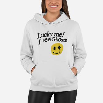 Kid Lucky Me I See Ghosts Women Hoodie | Crazezy