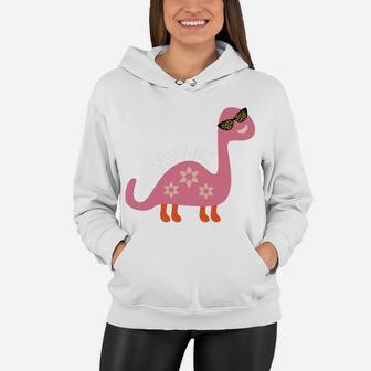 Sassy Dinosaur Teen Girl Stuff Pink Leopard Sunglass Design Sweatshirt Women Hoodie | Crazezy UK
