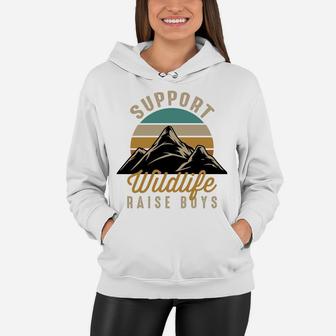 Support Wildlife Raise Boys Sweatshirt Women Hoodie | Crazezy CA