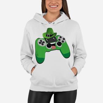 Video Game Gaming St Patrick Day Gamer Boys St Patty's Day Women Hoodie | Crazezy