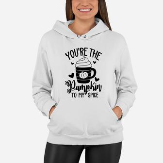 You Are The Pumpkin To My Spice Valentine Gift Idea Happy Valentines Day Women Hoodie - Seseable