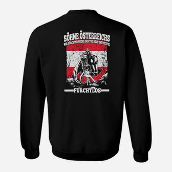 Furchtlos Söhne Österreichs Patrioten Sweatshirt, Österreich Liebe - Seseable