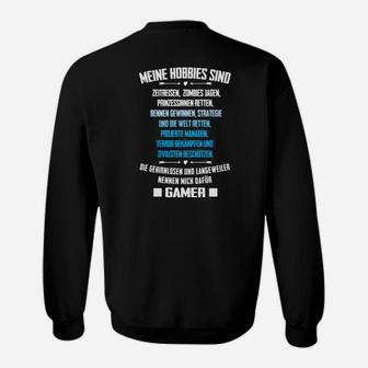 Gamer Gamer Hobbies Jacke Sweatshirt - Seseable