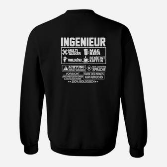 Ingenieur Multi-Tasking Sweatshirt, Lustige Sprüche für Spezialisten - Seseable