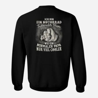 Motorrad Papa Sweatshirt: Für coole Biker Väter, herren-schwarz - Seseable