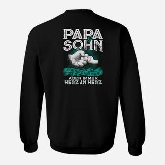 Papa  Sohn Nicht Immer Auge In Auge Sweatshirt - Seseable