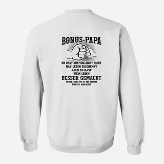 Bonus-Papa Besser Gemacht Sweatshirt für Stiefväter - Seseable