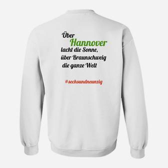 Hannover Liebhaber Sweatshirt, Sonnenuntergang Slogan, #96 Motiv - Seseable