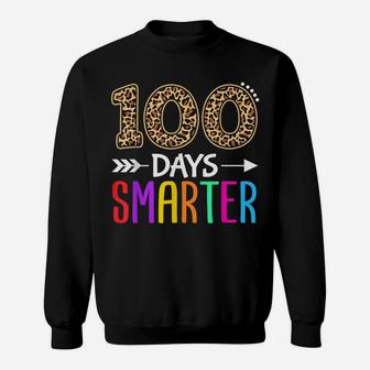 100 Days Smarter Kindergarten Child 100Th Day Of School Gift Sweatshirt | Crazezy