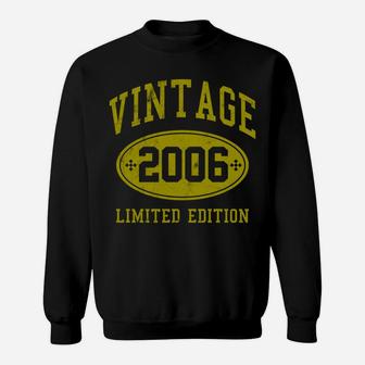 16Th Birthday Vintage 2006 Men Women Funny Sweatshirt | Crazezy DE