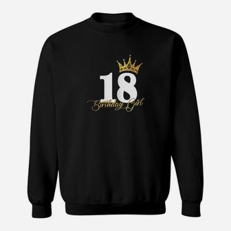 18Th Birthday Funny 18 Years Old Gift For Girls Sweatshirt | Crazezy