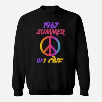 1967 Summer Of Love Colorful Valentines Teen Sweatshirt - Monsterry