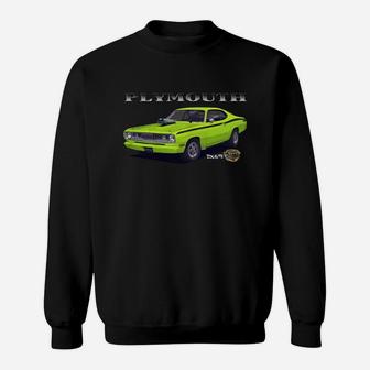 1970 Plymouth Duster Two Sided Sweatshirt - Thegiftio UK