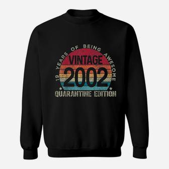 19Th Birthday Retro Vintage 2002 Sweatshirt | Crazezy CA