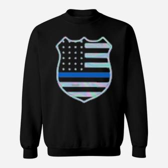 1Police Blesses By God Spoiled By My Husband Protected By Both Sweatshirt - Monsterry DE