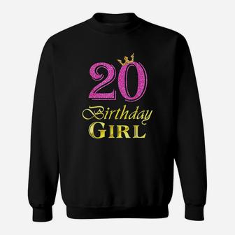 20Th Birthday Girl Princess Sweatshirt | Crazezy AU