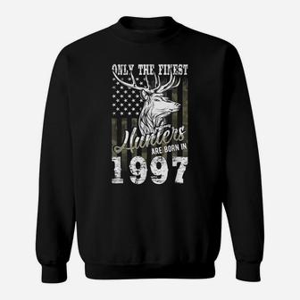 24Th Birthday Gift For 24 Year Old Deer Hunter Hunting 1997 Sweatshirt | Crazezy AU