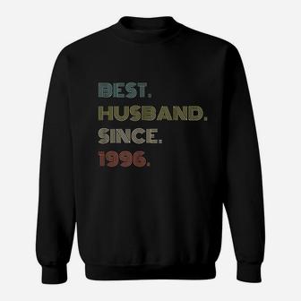 25Th Wedding Anniversary Best Husband Since 1996 Sweatshirt | Crazezy