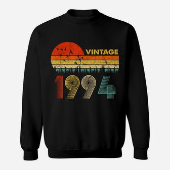 27Th Birthday Gift - Vintage 1994 Retro Bday 27 Years Old Sweatshirt | Crazezy AU