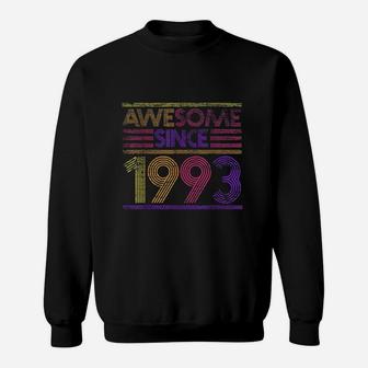 28Th Birthday Gifts Awesome Since 1993 Sweatshirt | Crazezy CA