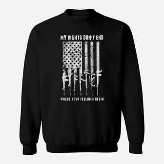 2Nd Amendment Feelings America Usa Patriotic Funny Sweatshirt | Crazezy