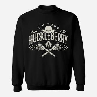 2Nd Amendment Western Gunfighter Ccw Huckleberry Sweatshirt | Crazezy