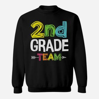 2Nd Grade Team T-Shirt 2Nd Grade Squad Teacher Gifts Sweatshirt | Crazezy DE