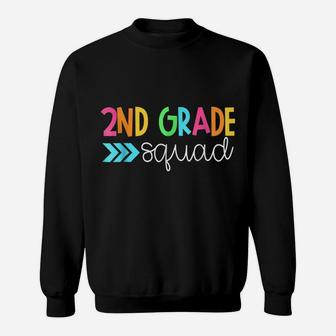 2Nd Teacher Team Shirts - Second Grade Squad Sweatshirt | Crazezy DE
