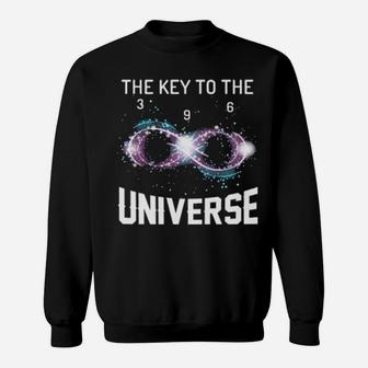 3 6 9 Key To The Universe Sweatshirt - Monsterry UK