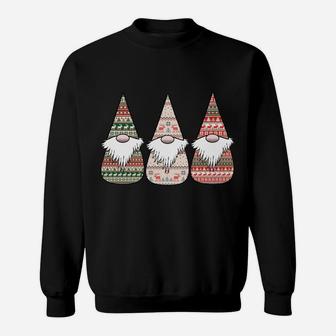 3 Nordic Gnomes Christmas Swedish Tomte Gnome Hat Sweatshirt | Crazezy DE