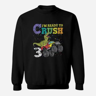 3 Years Old 3Rd Birthday Dinosaur Sweatshirt | Crazezy