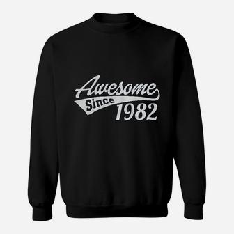 39Th Birthday Awesome Since 1982 Sweatshirt | Crazezy UK