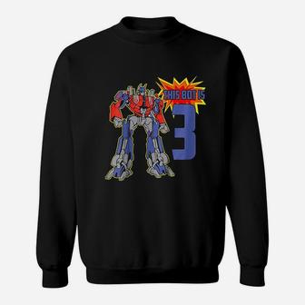 3Rd Birthday Bot Robot Sweatshirt | Crazezy DE