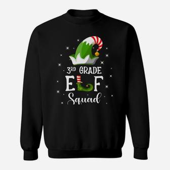 3Rd Grade Elf Squad Family Matching Group Christmas Funny Sweatshirt | Crazezy UK