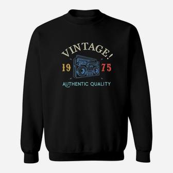 46 Years Old 1975 Vintage 46Th Birthday Anniversary Gift Sweatshirt | Crazezy AU
