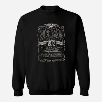 49Th Birthday Gift Vintage 1972 Aged To Perfection Sweatshirt | Crazezy CA