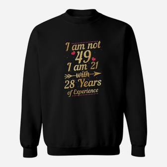 49Th Birthday Woman 49 Year Old Gift Sweatshirt | Crazezy AU