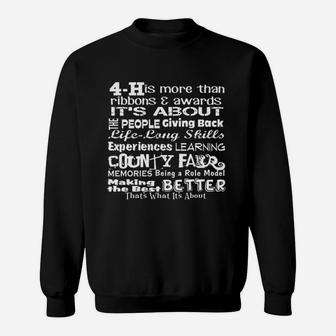 4H County Fair Pig Steer Sweatshirt | Crazezy UK