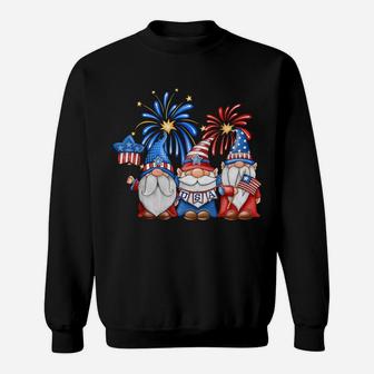 4Th Of July American Gnomes Celebrating Independence Day Sweatshirt | Crazezy UK
