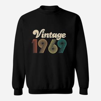 50Th Birthday Gift Vintage 1969 Sweatshirt | Crazezy CA
