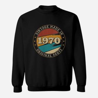 51St Birthday Vintage Made In 1970 Sweatshirt | Crazezy AU