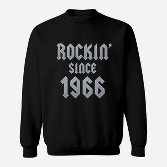 55 Year Old Classic Rockin Since 1966 55Th Birthday Sweatshirt | Crazezy
