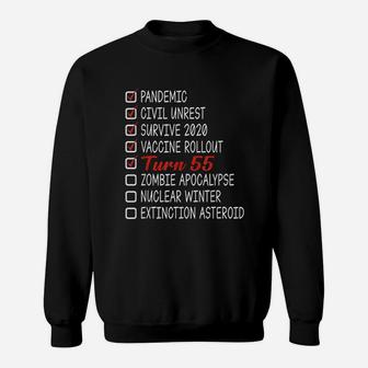 55Th Birthday Gift 55 Years Old 1966 Made In 1966 Sweatshirt | Crazezy