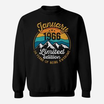 56 Year Old - January 56Th Birthday Shirts For Men Women Sweatshirt | Crazezy CA