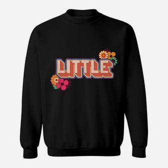 60S Style Little Reveal Flower Power Big Little Week Sweatshirt | Crazezy DE